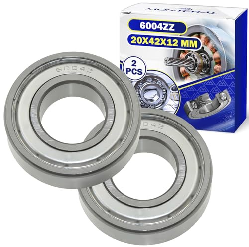 2 Stück Universal der Kugellager 6004 ZZ mit der Größe von 20x42x12 mm - MONTERAL