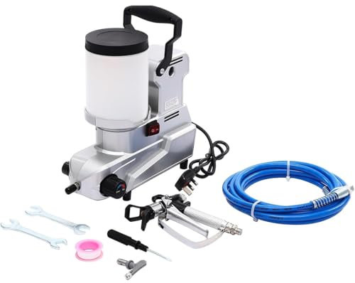 GAYAYAS 2.5l/Min Electric Wall Spray Paint Machine, Portable Airless Paint Sprayer with 5m Hose, 2l Paint Spraying Machine for House Painting