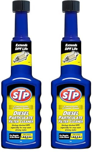 STP Diesel Particulate Filter Cleaner – Twin Pack | Restores DPF Efficiency, Cleans & Protects DPF, Reduces Blockages & Smoke | For All Diesel Engines
