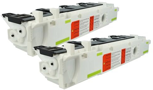 vhbw 2X Resttonerbehälter kompatibel mit Canon imageRUNNER Advance C5051, C5240, C 5045/i, C5235, C 5051/i Laser-Drucker