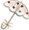 Homoyoyo broche parapluie pour vêtements bonnet stitch mothers day épingle à écharpe costume de broche - Broche de mode épingle pour sacs à épinglette de costume alliage