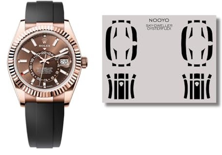 NOOYO Schutzfolie für Sky-Dweller Oysterflex Modelle Schutz für Gehäuse und Schließe