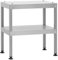 Table pour four fumoir 40 x 28 x 44,5 cm Acier galvanisé