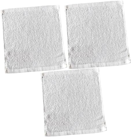 PACKOVE 3pezzi Panno Di Cotone Asciugamani Monouso Per Bagno Tovaglioli Monouso Per Hotel e Ristoranti Asciugamani Di Cotone Per Ospiti e Uso Multiuso
