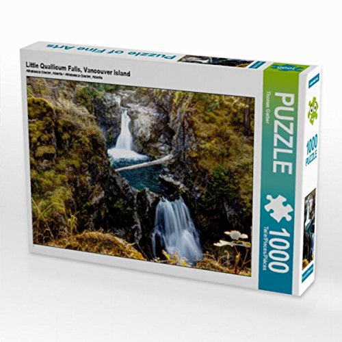 CALVENDO Puzzle Little Quallicum Falls, Vancouver Island 1000 Teile Lege-Größe 64 x 48 cm Foto-Puzzle Bild von Thomas Gerber