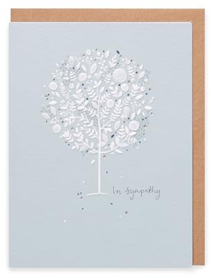 UK Greetings Kindred Trauerkarte, Blau, 157 x 117 mm
