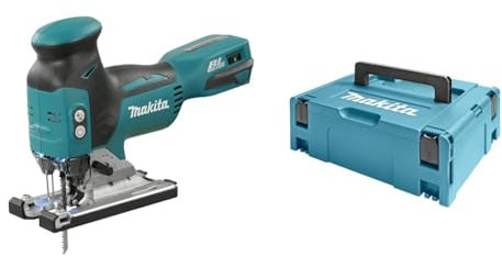 Scie sauteuse 18V LXT Li-Ion (Machine seule) - MAKITA DJV181Z & COFFRET MAKITA DE TRANSPORT MAKPAC2 395x295x157 MM (coffret nu) - 821550-0