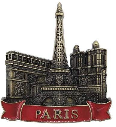 3D Paris France Metal Refrigerator Magnet Travel Souvenirs Fridge Magnet Home and Kitchen Decoration Magnetic Sticker Collection
