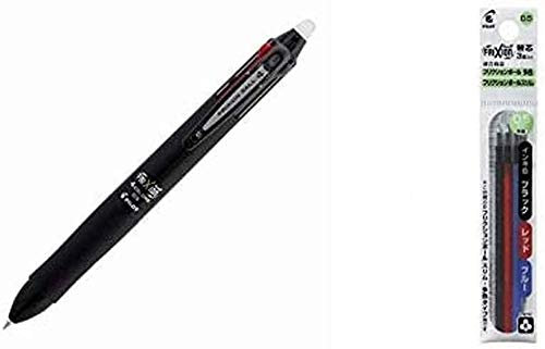 Pilot Frixion Ball4, 4 Couleur Stylo à bille Black + Refill