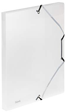 Favorit 400116647 Sammelmappe 3 Lembi mit Gummiband Lumina, 24 x 32 cm Rücken 2.5, transparent