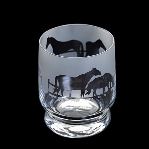 Dartington Crystal Aspect Tumbler Horse, 100 mm (H) 35 CL