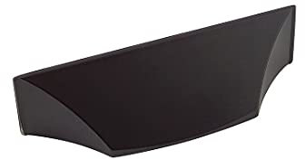 AUGUSTA Coquille Coupe Cuisine Armoire Porte Poignées Placard Tiroir Chambre Meubles Tirer Noir Mat. Série VA4: Entraxe 96 mm