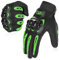 COFIT Motorrad Handschuhe, Touchscreen Motorradhandschuhe für Motorradrennen, Mountainbike, Motorcross, Klettern, Wandern und andere Outdoor Sportarten und Aktivitäten - Grün L