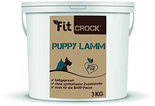 cdVet Fit-Crock Hundefutter trocken Puppy Lamm 3 kg, getreidefrei