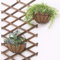 Wankd Pflanzenhalter, Wandhalterung, 2PCS Übertopf Blumenkorb Kokos Schale Blumentopf Deko Eisen Korb Indoor Outdoor Blumentopf Flower Halter für Haus Garten Balkon Dekoration, 10inch