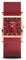 BERING Damen Quarz Uhr | Armbanduhr 26 mm roségoldenes Edelstahlgehäuse und rotes Zifferblatt | Milanaisearmband | Saphierglas | 5 ATM | 10426-363-S