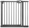 Froadp Cancelletto di Sicurezza per Bambini e Animali, Barriera di Protezione della Porta per Cani, Cancello per Scale Senza Trapano, Porta Grata per Bambino, Cancelletti Interni(Nero, 85-95cm)