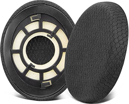 SOULWIT Mesh-Gewebe Ersatz Ohrpolster für Sennheiser RS120/HDR120/TR120/RS100/RS110/RS115/RS117/RS119/RS135 Kopfhörer, Ersatzpolster für TR 120/HDR 120/RS 120/RS 120II/RS 110/RS 135/TR135