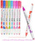 Kurven Textmarker, 8 Stück Bunte Highlighter Pen, Curve Textmarker Set, Curve Highlighter Pen, Farblich Fluoreszierender Stifte Markierungsstift Für Tagebuch, Bibelplaner, Notizen, Schule, Bürobedarf