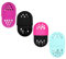 Lot de 4 porte-éponges de maquillage en silicone - Boîte de rangement pour œufs de beauté - Support pour éponge de maquillage - Conteneur de transport de protection (B)