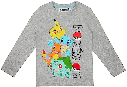 Pokemon Langarmshirt in verschiedenen Designs
