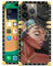 DAIZAG Compatible with iPhone 15 Plus Case,Black Girl with Glasses for Girls Women,Square Retro Metal Corner Decoration Soft TPU Shockproof Anti-Scratch Cover for iPhone 15 Plus 6.7-inch