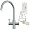 QETTLE Signature Modern 4-in-1 Instant Boiling Water Tap - True Boiling, Filtered Cold, Mains Hot & Cold (Stainless Steel, 4 Litre)