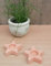 NEU !! 2er Set Teelichthalter in Sternform ø 12 cm aus Terrakotta Terracotta Garten Deko Mediterran Windlicht Kerzenständer
