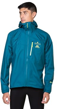RONHILL Running, Men's Tech Gore-Tex Mercurial Jacket, Deep Teal/Acid, M