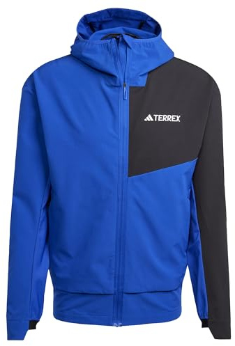 adidas Herren Terrex Multi Soft shell Jacket, Semi Lucid Blue/Black, 3XL