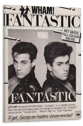 Wham!3 Musikposter, Albumcover-Poster, Bandposter, Retro-Poster, Schlafzimmer, Musikposter, Rapper-Poster, Wandkunst, Leinwand-Poster, Raumdekoration, ästhetische Poster, Druck, Dekoration, Poster,