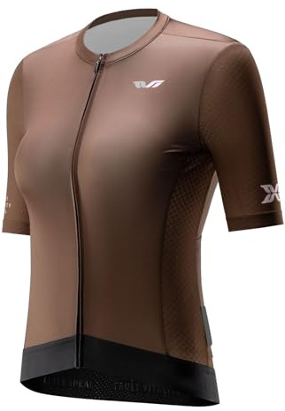 ROCKBROS TVI Radtrikot Damen Kurzarm Atmungsaktiv und Schnelltrocknend | Fahrradtrikot, Fahrradbekleidung, Cycling Jersey, Sportshirt, Sommer, für Rennrad Mountainbike Frauen