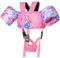 MoKo Kinder Schwimmflügel, Kleinkind Schwimmjacke, Badeanzug mit Verstellbar Gurt, Schwimmjacke Wasser Flügel Pool Float, Meer Schwimmen Hilfe für Wassersport Lernen Schwimmen, Rosa Meerjungfrau