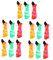 IWOWHERO 15 Stk Zahnbürste Zahnpasta Reinigungsbürsten für Zahnprothesen Ultra Schmuckreinigungsbürsten Stock prothesenbürste brush persönliche Prothese persönlicher Mini Plastik pp