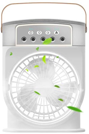 Ventilador con pulverizador de agua | Ventilador portátil con ventilador de niebla personal | Ventilador de pulverización de agua portátil con diseño desmontable, ventilador de niebla de agua para