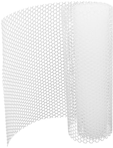 Angoily Haustiersicheres Balkonnetz 40 X 500cm aus Witterungsbeständigem Kunststoff mit 0,8cm Maschenweite Transparentes Schutznetz für Balkon und Treppengeländer Absturzsicherung