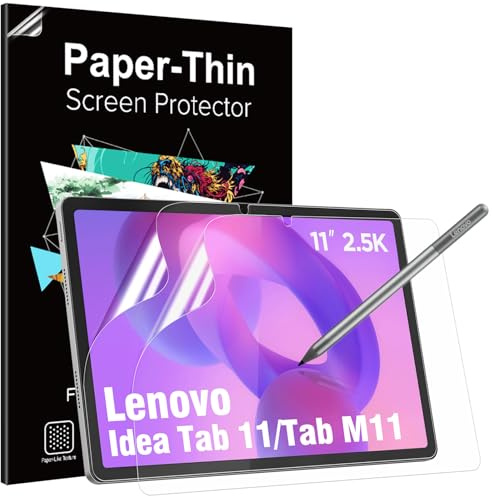 TiMOVO 2 Piezas Protector de Pantalla para Lenovo Idea Tab 11 Pulgadas 2025 | Lenovo Tab M11 11 2024, Escribe y Dibuja como en Papel, Antirreflejos y Antirrayas Película Protectora PET Mate efecto Papel
