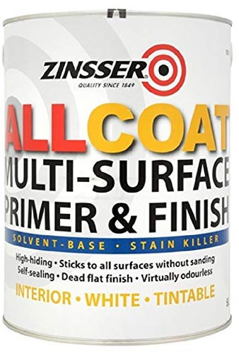 Zinsser Allcoat Interior (Solvent) 5 Litre White