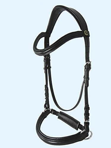 Gebisslose Trense bitless Bridle Caroline only Black (Vollblut COB)