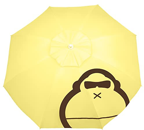 SUN BUM Sonny Parasol de plage en tissu de protection solaire Jaune