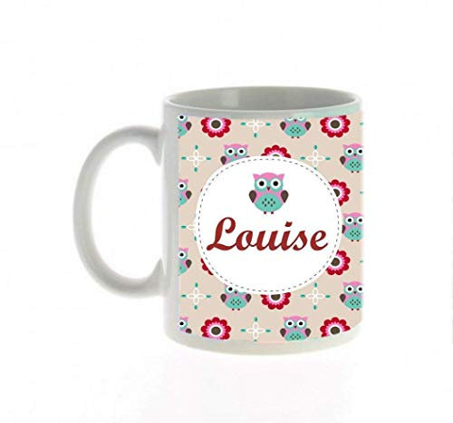 Tasse enfant plastique incassable ou céramique personnaliséePetite chouette - Cadeaux enfant original