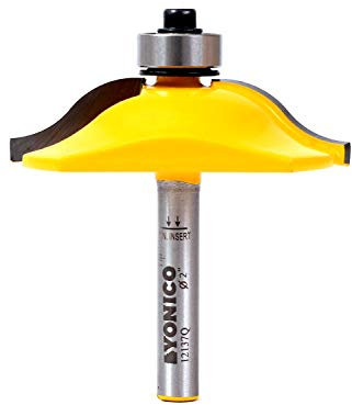 Yonico Raised Panel Cabinet Door Router Bits 2-Inch Diameter Ogee 1/4-Inch Shank 12137q