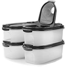 Tupperware Eidgenosse 500 ml schwarz mit Schütte Vorrat Dose Box Modular (4)