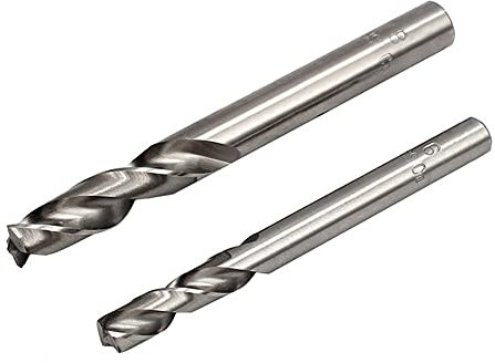 Gasea 2pcs HSS Cobale Spot Weld Drill Bit Set, High Speed Welder Remover Cutter Cobalt Tips 6mm and 8mm
