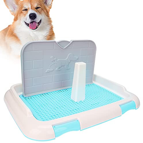 Toilette per Cani adatto a piccoli cuccioli, lettiera per cani con dimensioni 30x40 cm e capacità 5 L per uso interno