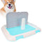 Toilette per Cani adatto a piccoli cuccioli, lettiera per cani con dimensioni 30x40 cm e capacità 5 L per uso interno