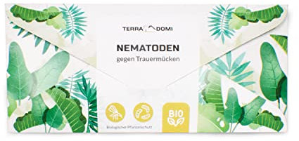 TerraDomi SF Nematoden gegen Trauermücken oder Ameisen I 1 Mio. für 2m² für Zimmerpflanzen I biologisch, nachhaltig I ganzjährige Anwendung im Innenbereich