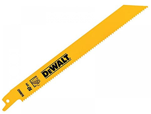 Bimetall Allzweck-Säbelklinge, 203 mm x 10 TPI (5 Stück)