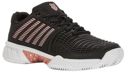 K-Swiss Performance Damen Express Light 3 HB Tennis Shoe, Black/Steel Gray/Rose Gold, 39 EU