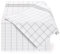 Blumtal Ensemble de torchon cusine Premium 50x70 cm en Coton - Lot de 20 - qualité certifiée Oeko-TEX - torchon Vaisselle - lavables jusqu'à 95°C - Ultra Absorbant - Design élégant à Carreaux - Gris